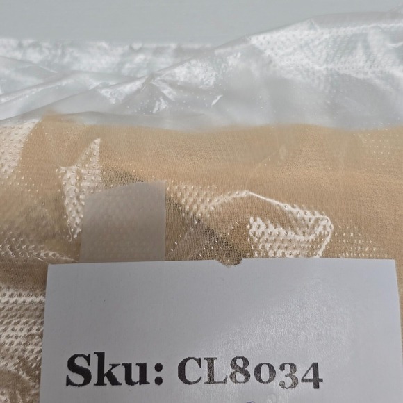 Sundance Top Womens Medium Beige Sequins Beaded Slit Sleeve Pullover Glam - Picture 10 of 11